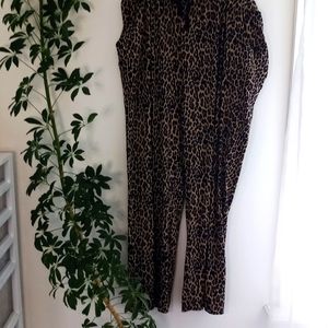 Leopard print pj pants
